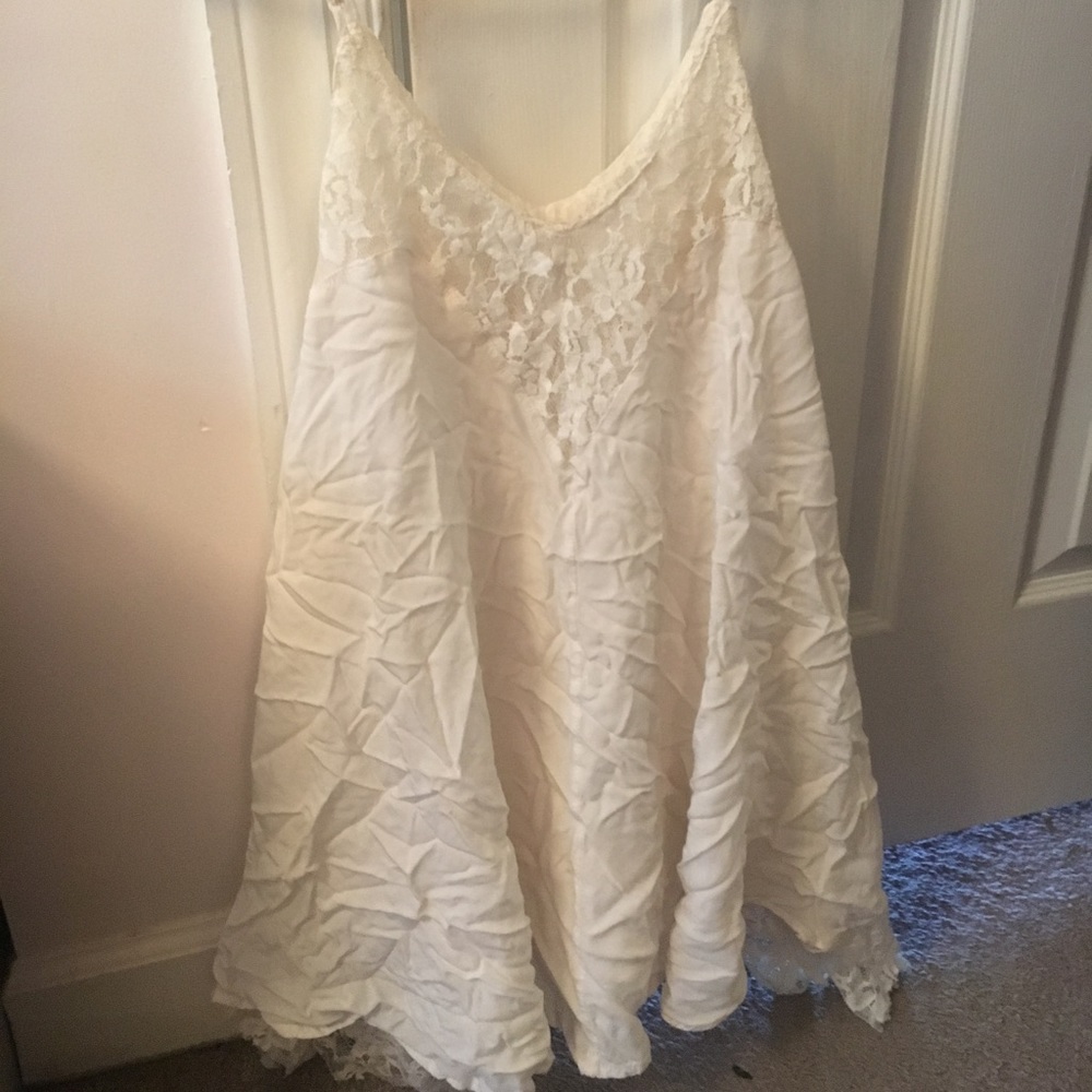 Free people white Lacey dress